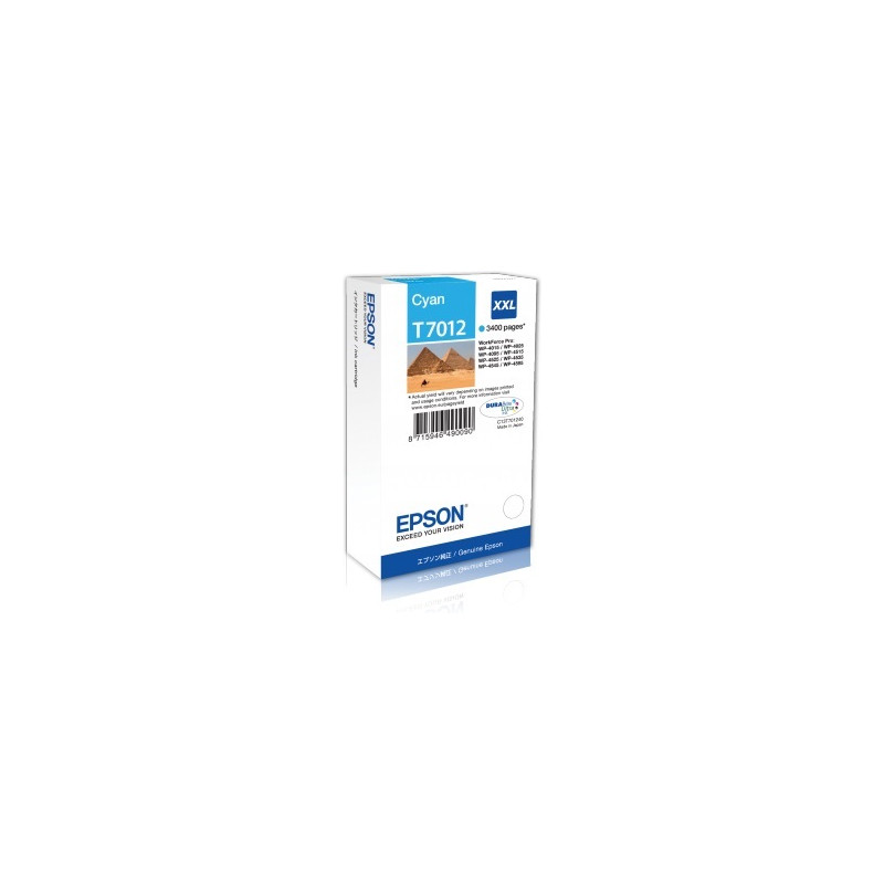 WP4000/4500 Series Ink Cartridge XXL Cyan 3.4k