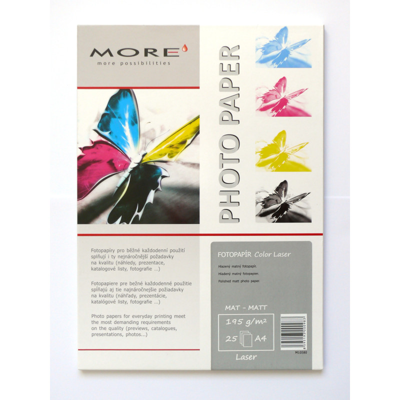 Armor hladený ColorLaser papier 195g matt 25xA4