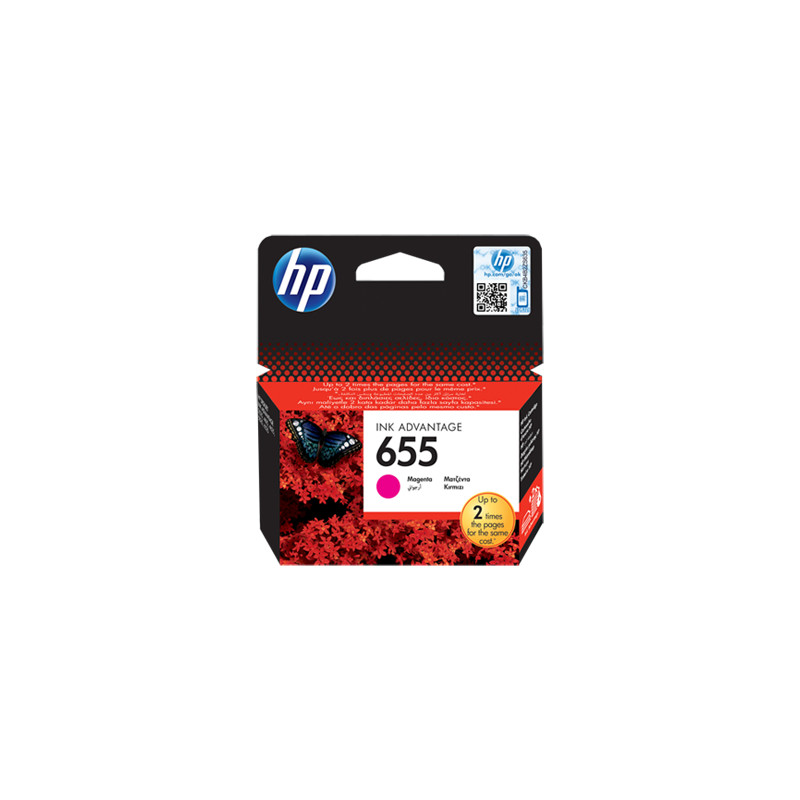 HP 655 purpurová atramentová kazeta, CZ111AE