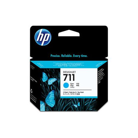 HP no 711 - azúrová ink. kazeta -3 pack, CZ134A
