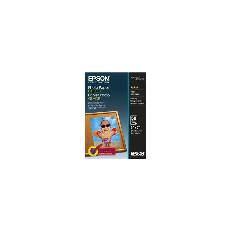 EPSON Photo Paper Glossy 13x18cm 50 listov