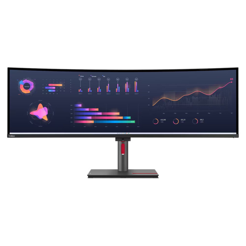 Lenovo ThinkVision/P49w-30/49''/IPS/5120x1440/60Hz/6ms/Black/3R
