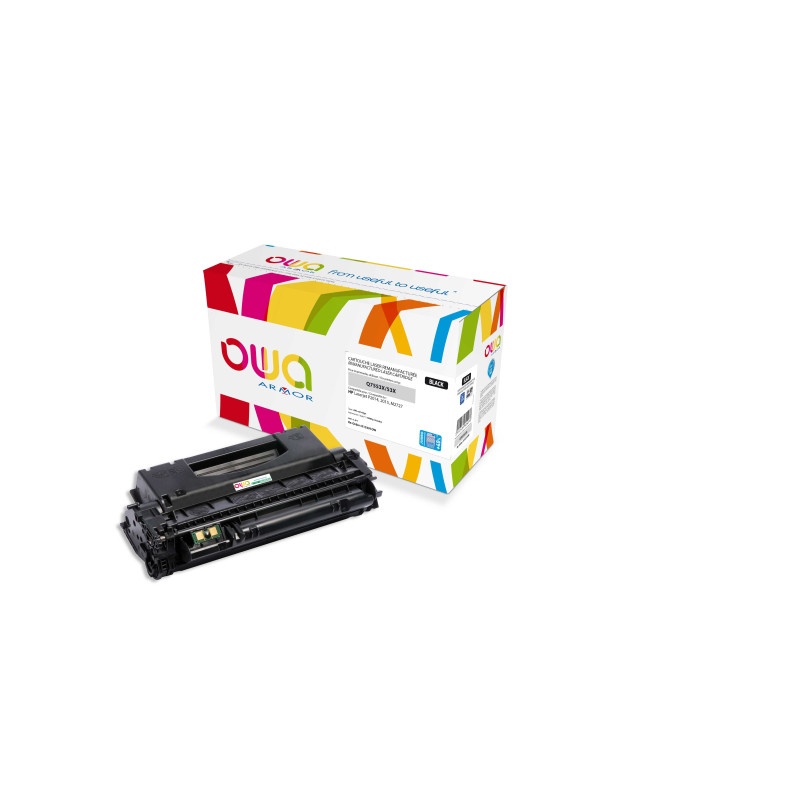 OWA Armor toner kompatibilný HP LJ P 2015, Q7553X, 10000st, JUMBO, čierna/black