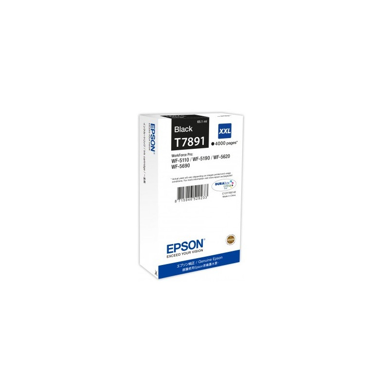 WF-5xxx Series Ink Cartridge XXL Black T7891