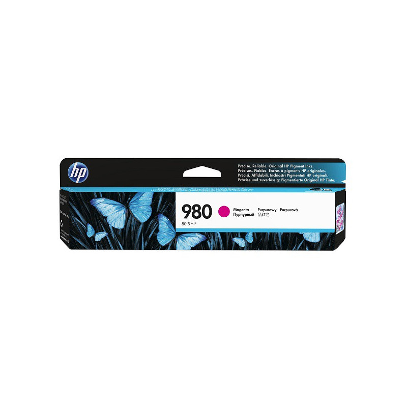 HP 980 purpurová inkoustová kazeta, D8J08A