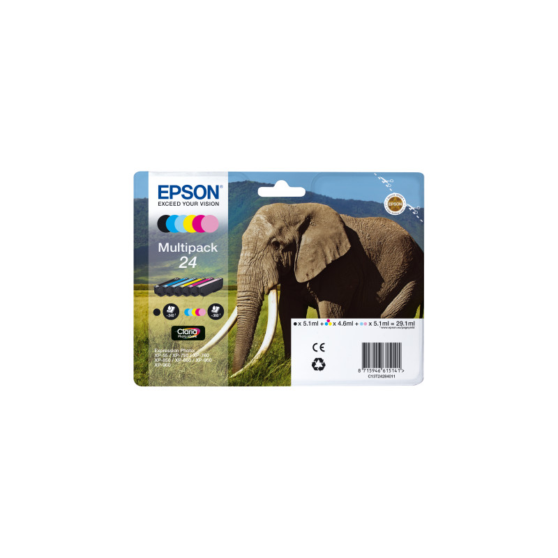 Epson Multipack 6-colours 24 Claria Photo HD Ink