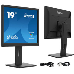 iiyama ProLite/B1980D-B5/19''/TN/1280x1024/60Hz/5ms/Black/3R