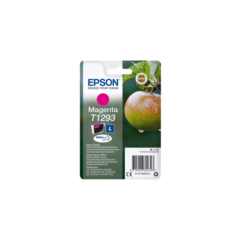 Epson Singlepack Magenta T1293 DURABrite Ultra Ink