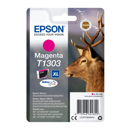 Epson Singlepack Magenta T1303 DURABrite Ultra Ink