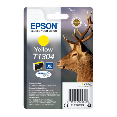 Epson Singlepack Yellow T1304 DURABrite Ultra Ink