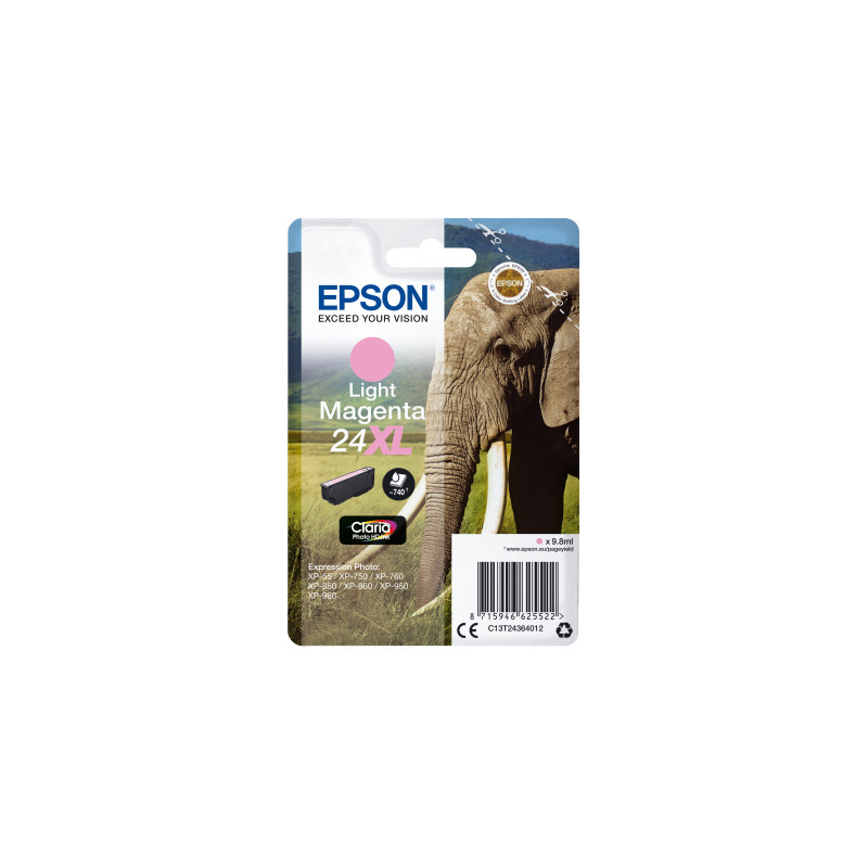 Epson Singel. Light Magenta 24XL Claria Photo Ink