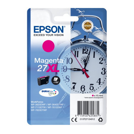 Epson Singlepack Magenta 27XL DURABrite Ultra Ink