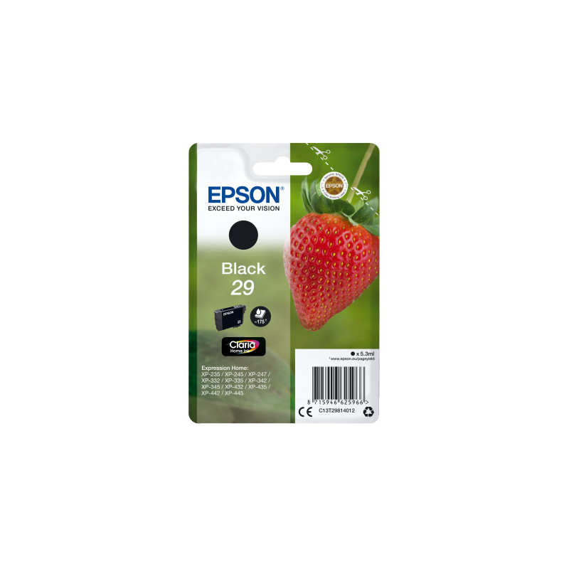 Epson Singlepack Black 29 Claria Home Ink