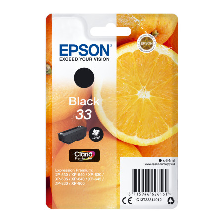 Epson Singlepack Black 33 Claria Premium Ink