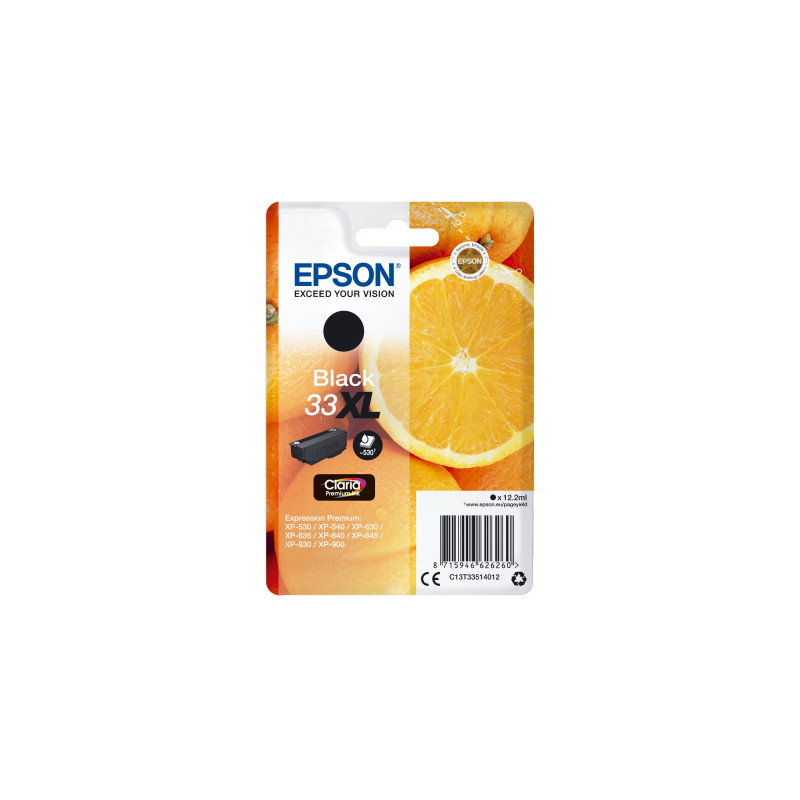 Epson Singlepack Black 33XL Claria Premium Ink