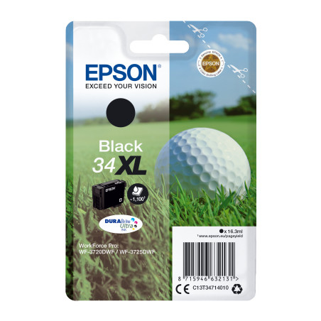 Epson Singlepack Black 34XL DURABrite Ultra Ink