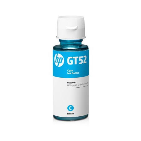 HP GT52 - azúrová fľaštička s atramentom