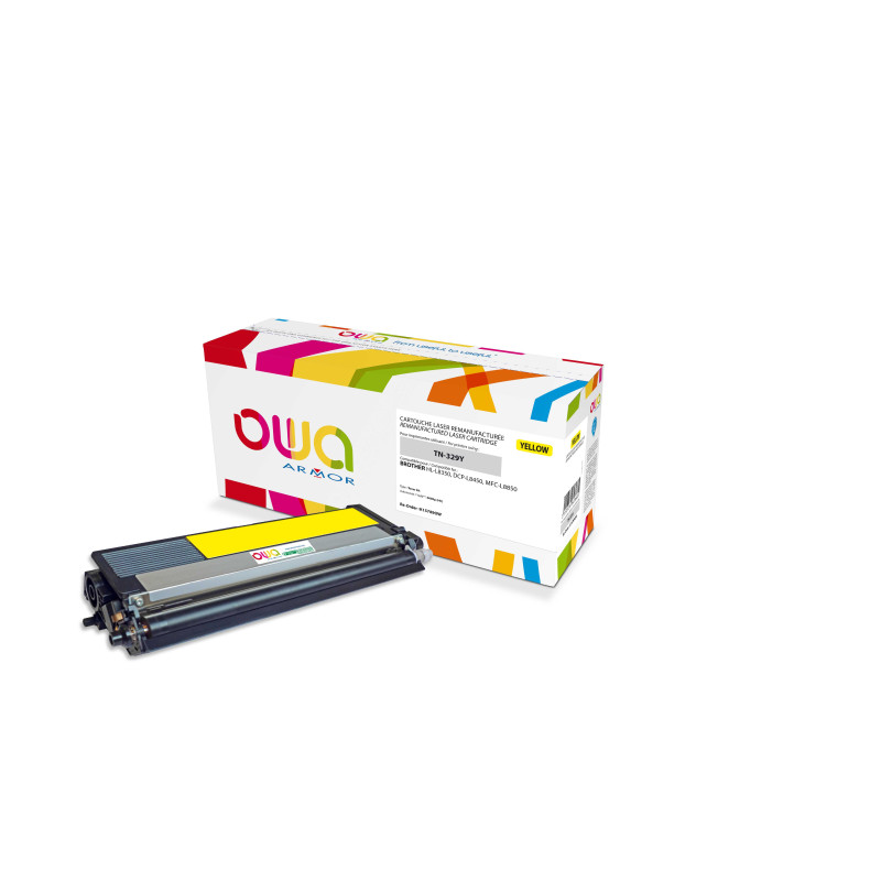 OWA Armor toner kompatibilný s Brother TN-329Y, 6000st, žltá/yellow