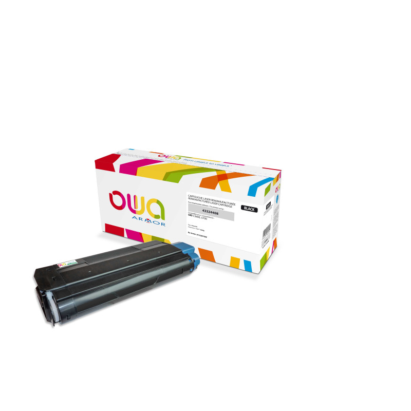 OWA Armor toner kompatibilný s OKI 43324408, 6000st, čierna/black