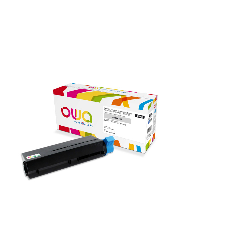 OWA Armor toner kompatibilný s OKI B411,431, 44574702, 3000st, čierna/black