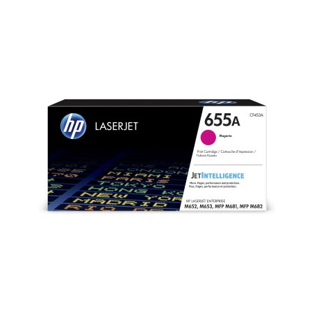 HP 655A purpurová LaserJet Cartridge, CF453A
