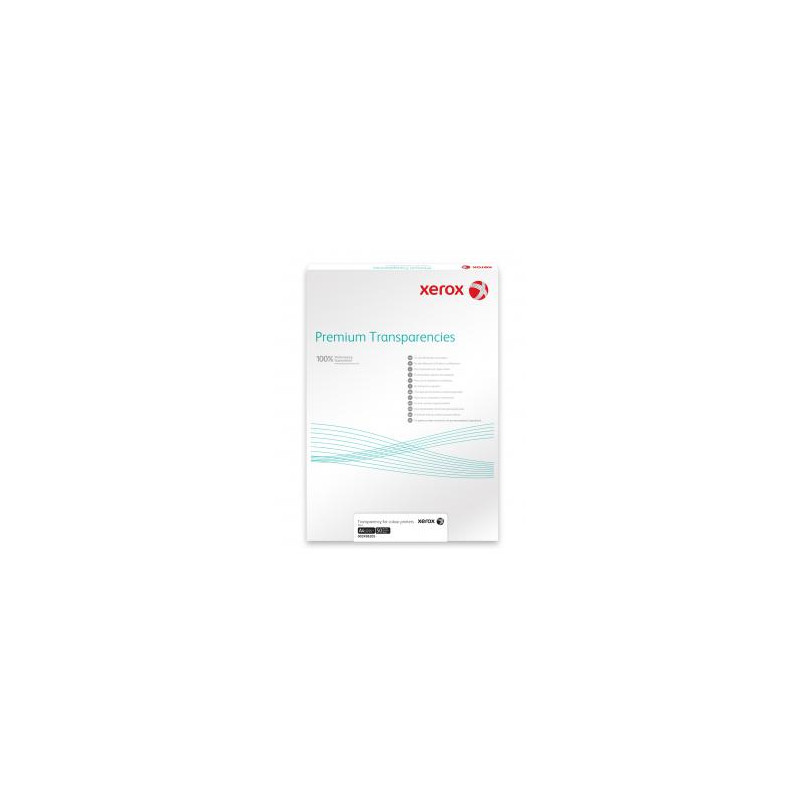 XEROX Transparency 100m A4 Plain - Mono