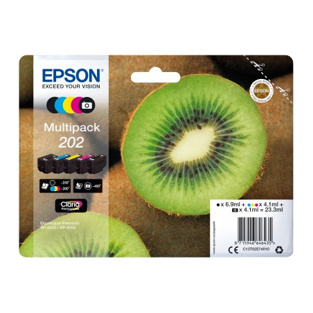 EPSON multipack 5 farieb,202 Premium Ink,štandard