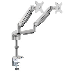 Tripplite Držiak pre montáž monitora na stôl, pre 2x 13''…34'', Flex Arm, USB, Audio konektory