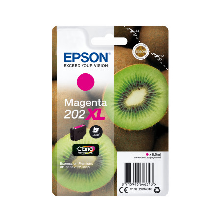 EPSON singlepack,Magenta 202XL,Premium Ink,XL
