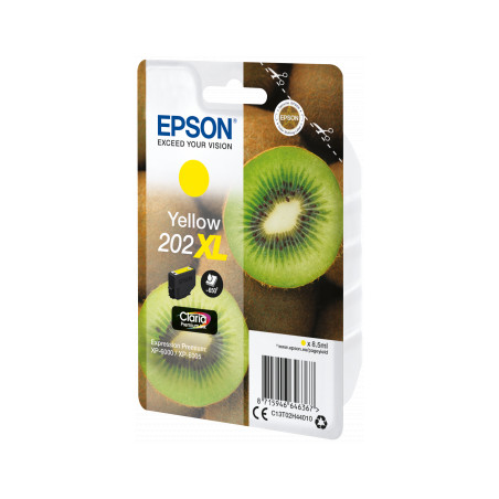 EPSON singlepack,Yellow 202XL,Premium Ink,XL