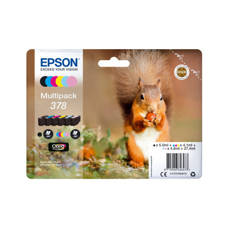 Epson Multipack 6-colours 378 Claria Photo HD Ink