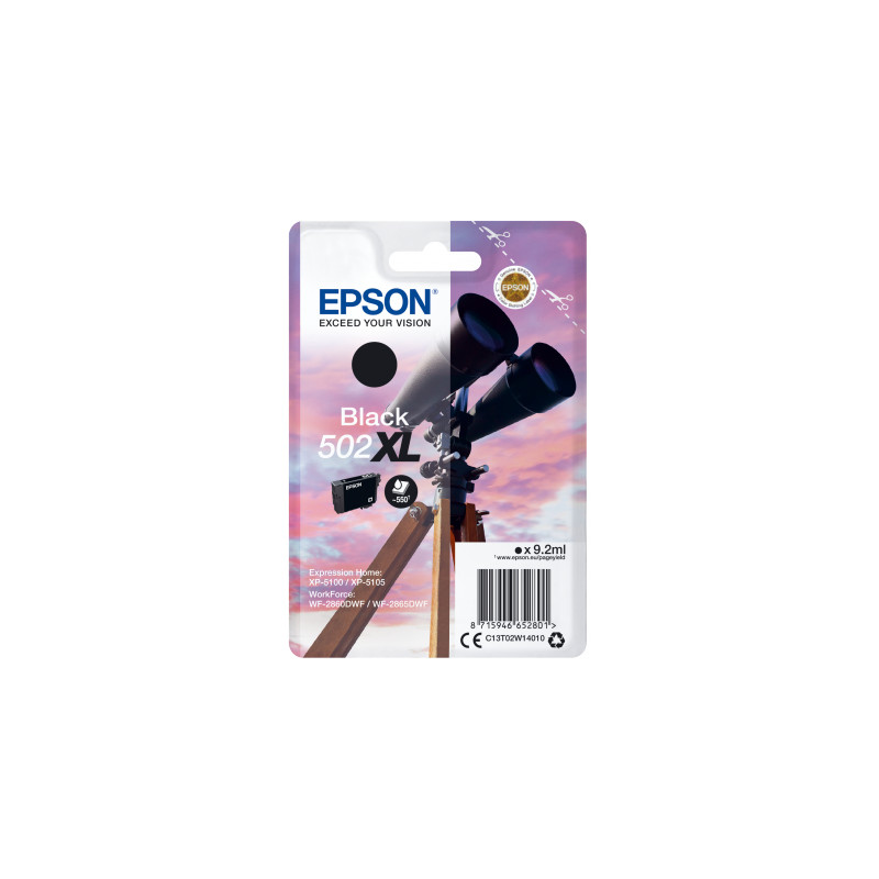 EPSON singlepack,Black 502XL,Ink,XL