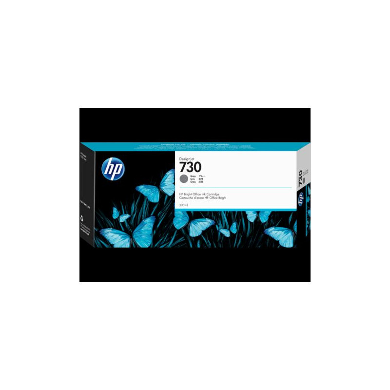 HP 730 300 ml Gray Ink Cartridge