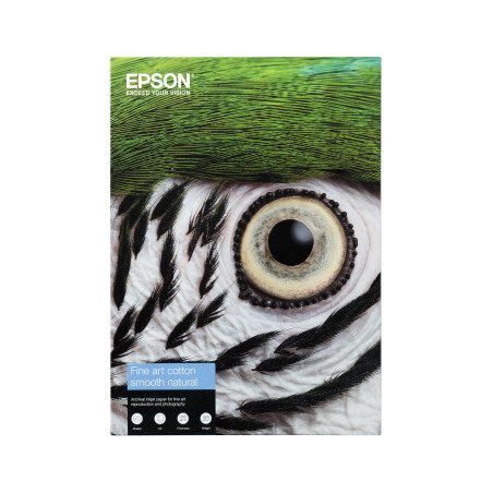 EPSON Fine Art Cotton Smooth Natural A4 25 Sheets