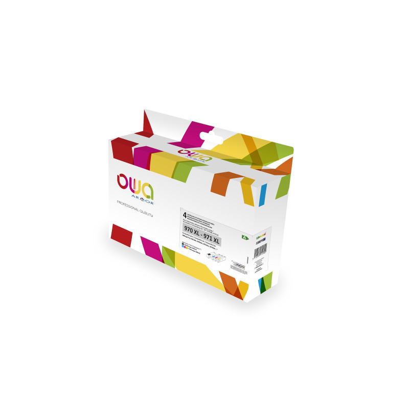 OWA ARMOR ink HP OJ kompatibilný (CN625/626/627/628A), 4-pack (CMYK), 246ml/3x106ml