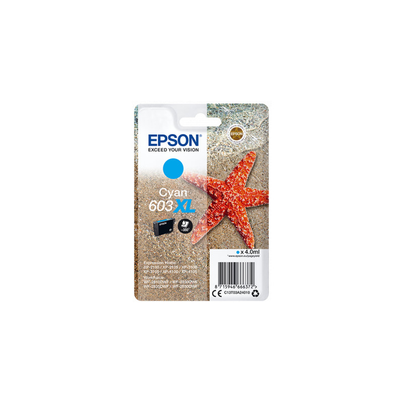 EPSON siglepack, Cyan 603XL