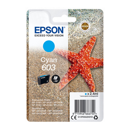 Epson singlepack, Cyan 603