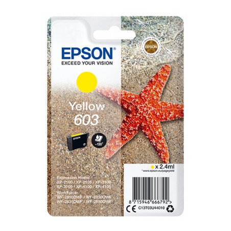 Epson singlepack, Yellow 603