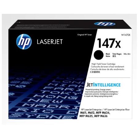 HP 147X LaserJet čierna tonerová kazeta, W1470X