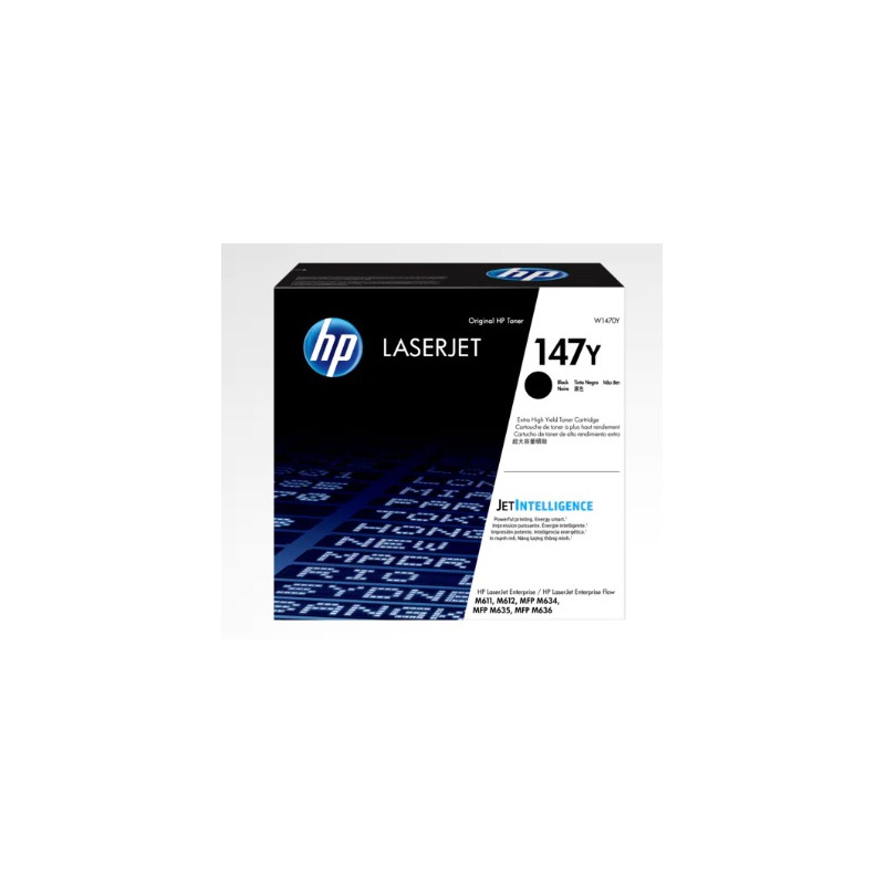 HP 147Y LaserJet čierna tonerová kazeta, W1470Y