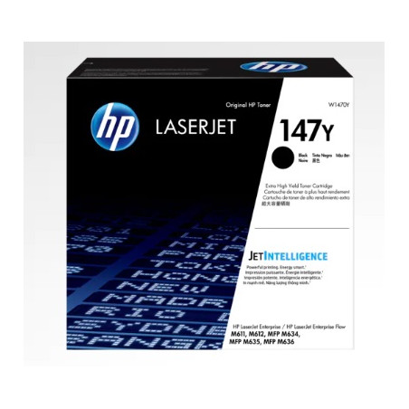 HP 147Y LaserJet čierna tonerová kazeta, W1470Y