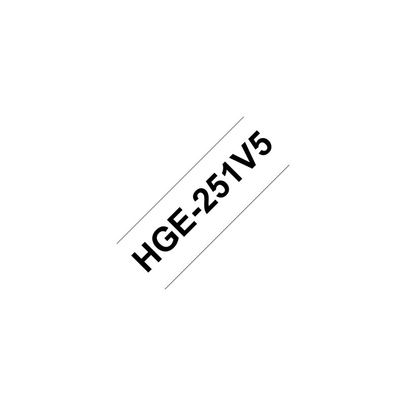 HGE-251, biela / čierna, 24 mm