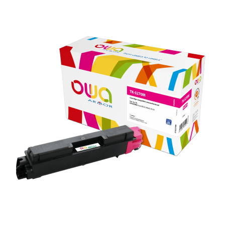 OWA Armor toner kompatibilný Kyocera TK-5270M, 6000st, červená/magenta