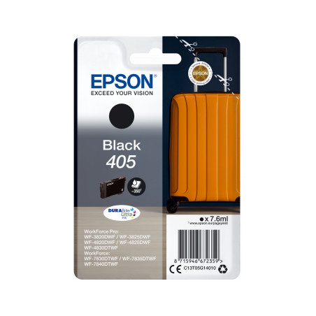 Epson Singlepack Black 405 DURABrite Ultra Ink