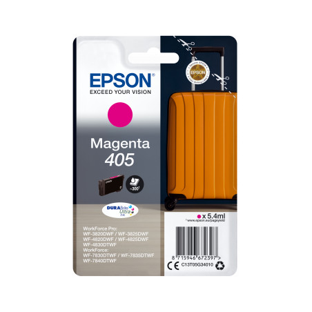 Epson Singlepack Magenta 405 DURABrite Ultra Ink