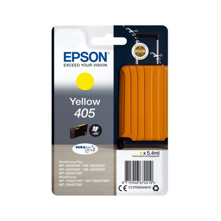 Epson Singlepack Yellow 405 DURABrite Ultra Ink
