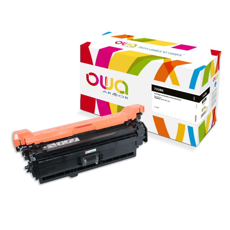 OWA Armor toner kompatibilný s CANON CRG-732 BK, 6400st, čierna/black