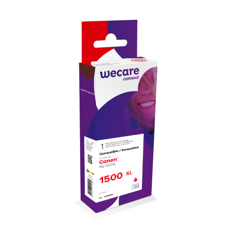 WECARE ARMOR ink kompatibilný s CANON PGi-1500XLM, červená/magenta
