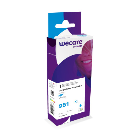 WECARE ARMOR ink kompatibilný s HP CN046AE, modrá/cyan