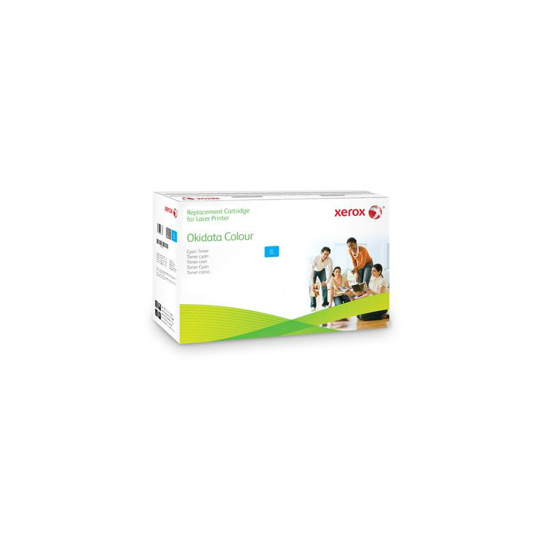 XEROX toner kompat. s OKI 43872307, 2 000 str, cy